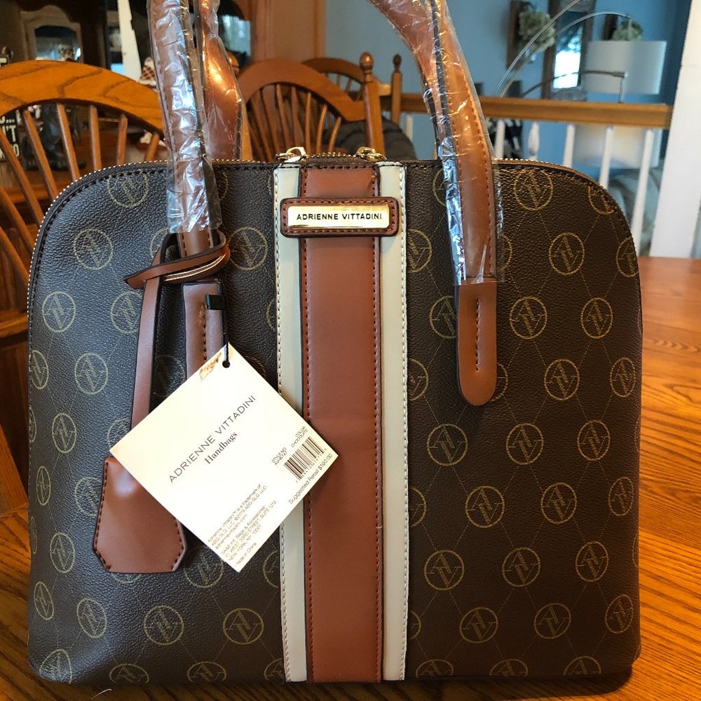 Adrienne Vittadini Signature Dome Satchel